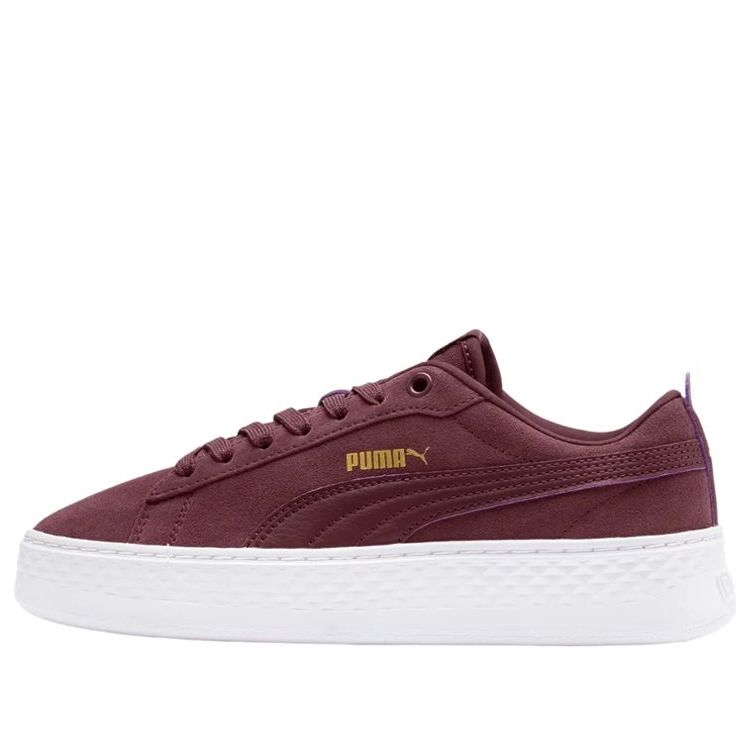 PUMA Smash Platform SD Casual Board Shoes Red 366488-11