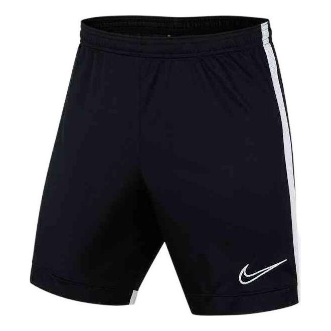 Men's Nike Stripe Logo Printing Elastic Waistband Casual Shorts Black DB8241-010