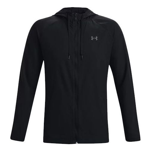 Under Armour Perforated Windbreaker Jacket 'Black' 1370499-001