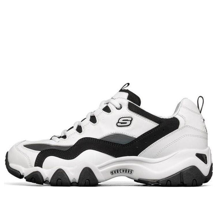 Skechers D lites 2.0 Running Shoes White/Black/Grey 666157-WBMT