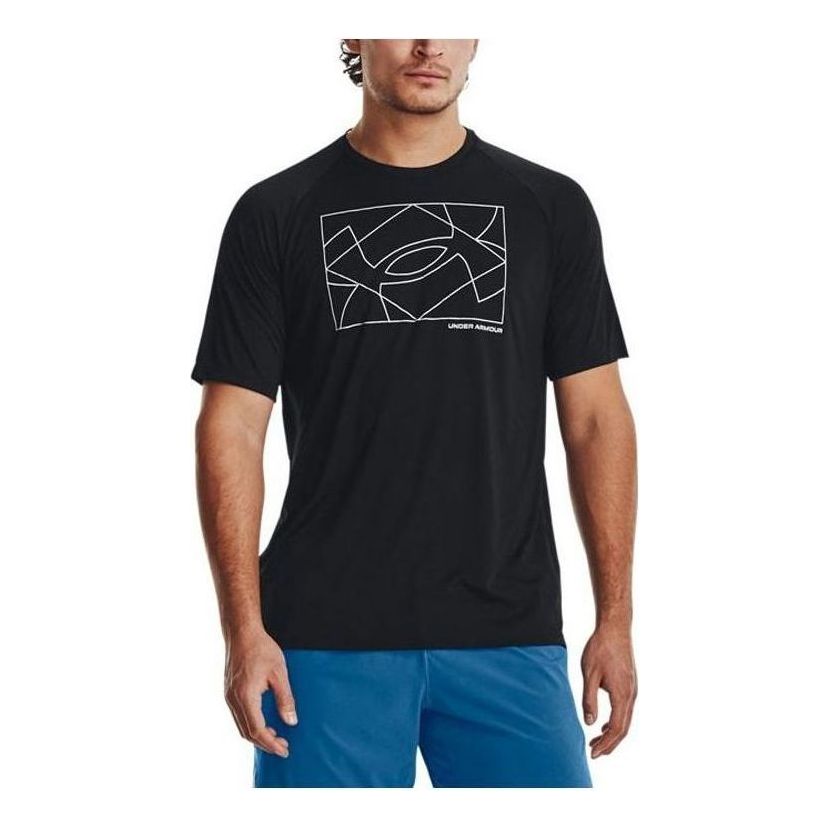 Under Armour Velocity Logo Tee 'Black' 1377141-001