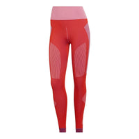 (WMNS) adidas By Stella Mccartney Truestrength Training Leggings 'Red' HG8787