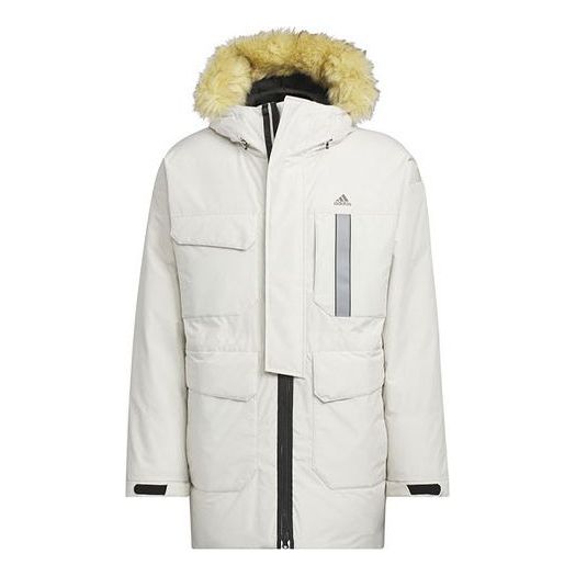 adidas Furry Down Parka 'White' IS0365