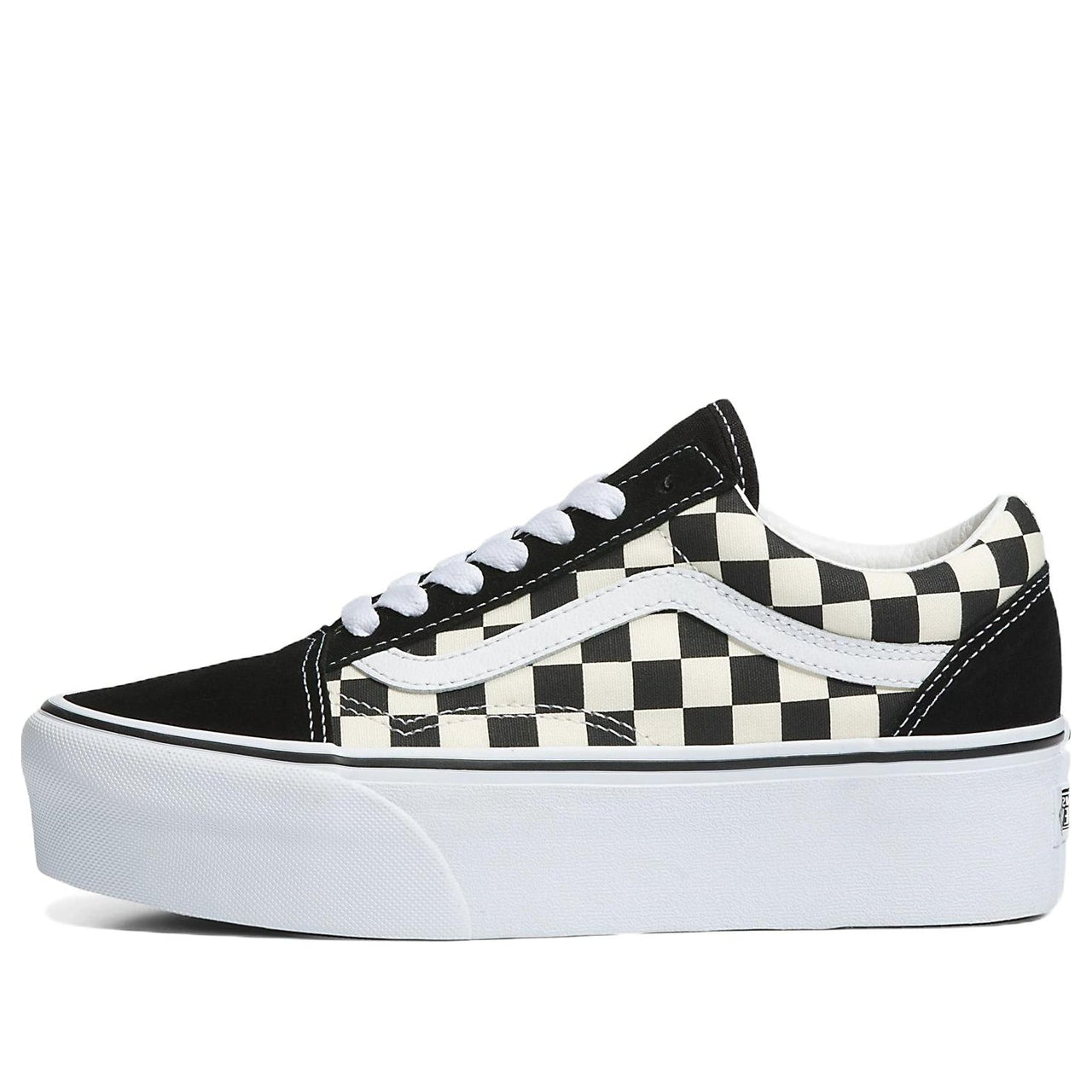 Vans Old Skool Stackform Checkerboard 'Black White' VN0A7Q5MTYQ