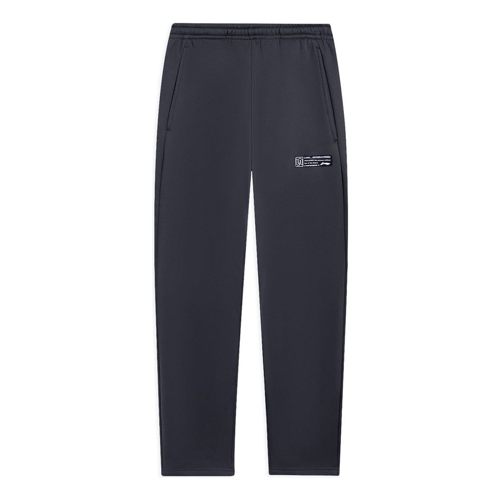 Li-Ning Graphic Straight Sweatpants 'Dark Grey' AKLSG47-2