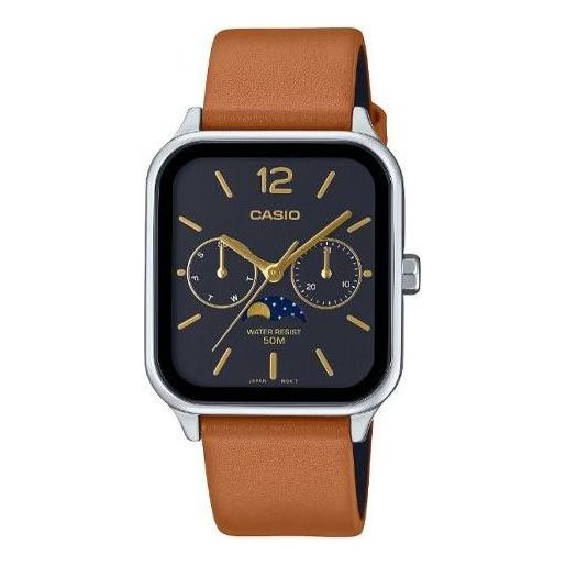 CASIO Analog 'Caramel Brown' MTP-M305L-1AV