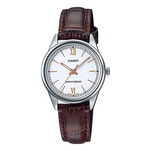 CASIO Quartz Waterproof White Dial White Analog LTP-V005L-7B3U