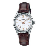 CASIO Quartz Waterproof White Dial White Analog LTP-V005L-7B3U
