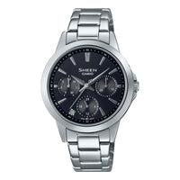 CASIO Waterproof SHEEN Silver Analog/Digital Combo SHE-3516D-1A