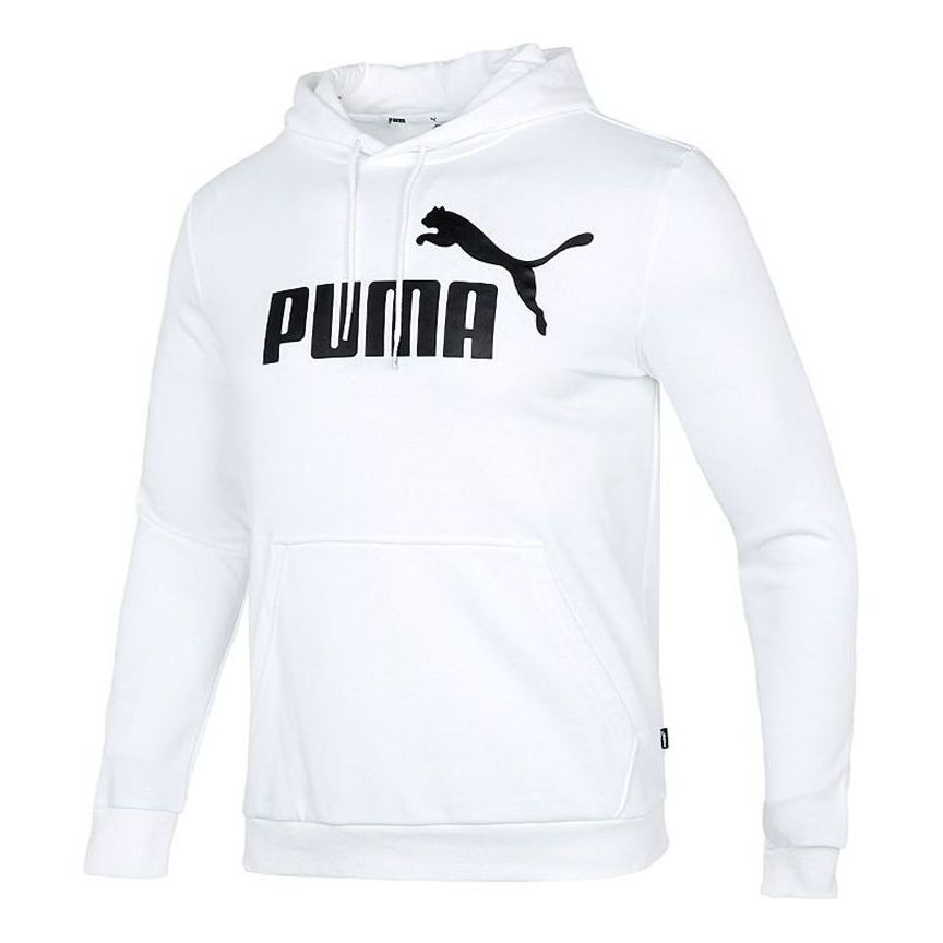 PUMA Big Logo Hoodie 'White Black' 588709-02