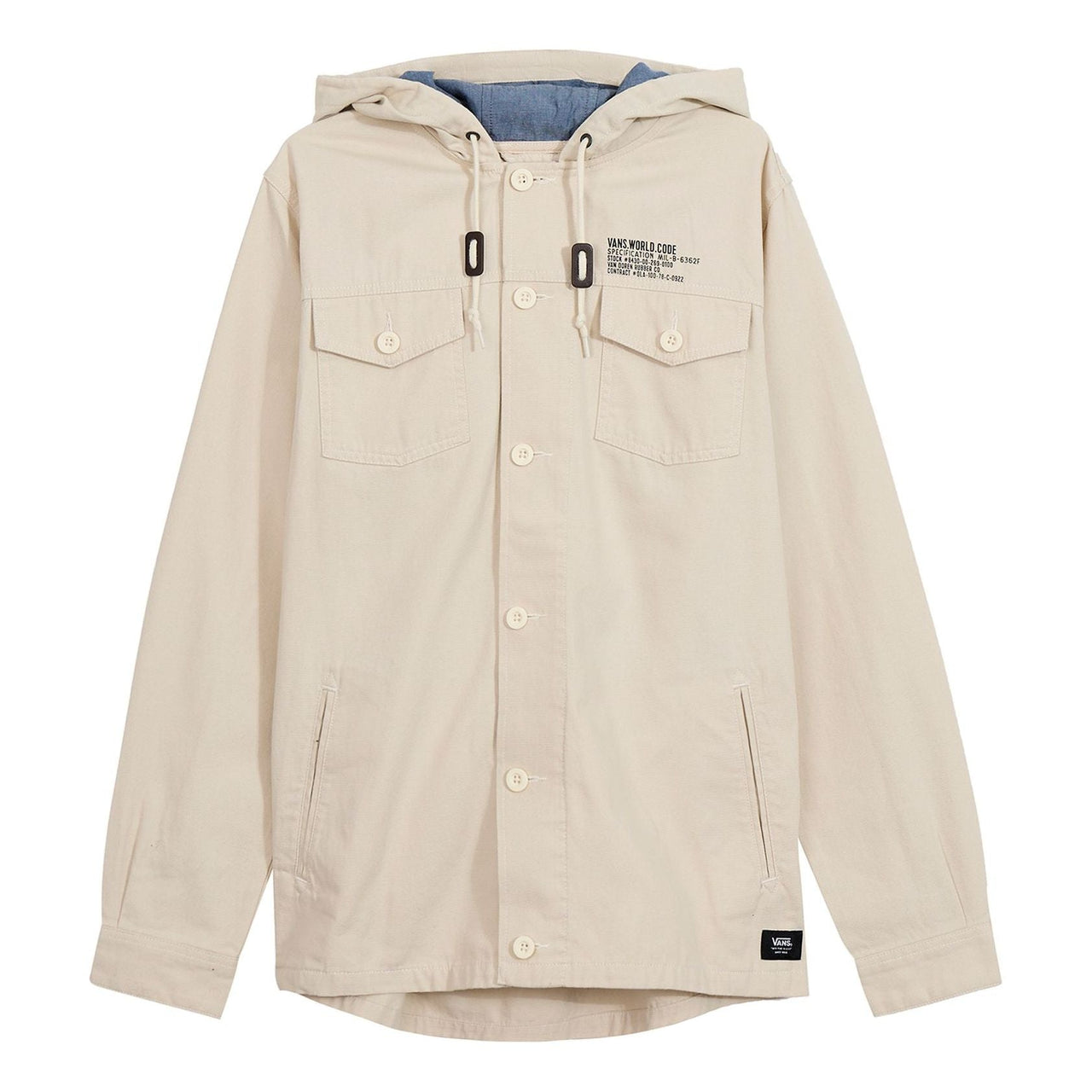 Vans Casual Hooded Jacket 'Beige' VNOA36JL2N1