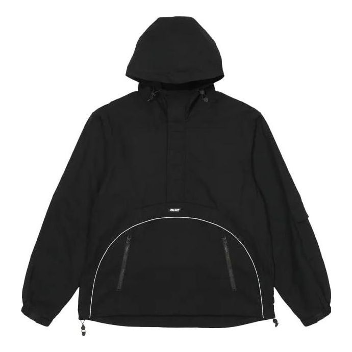 Palace Deflector 1/2 Zip Jacket 'Black' P22JK216