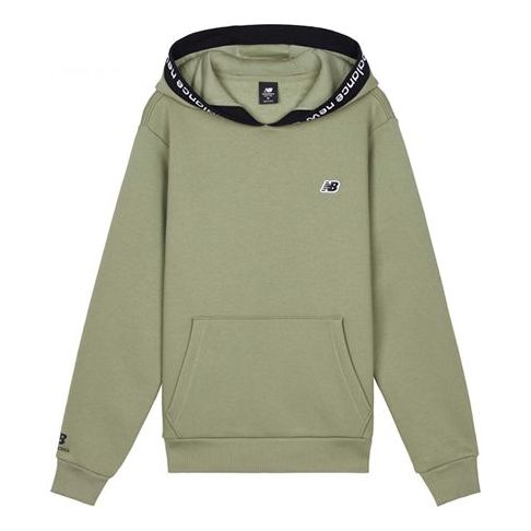 New Balance logo Green AMT03340-FRO