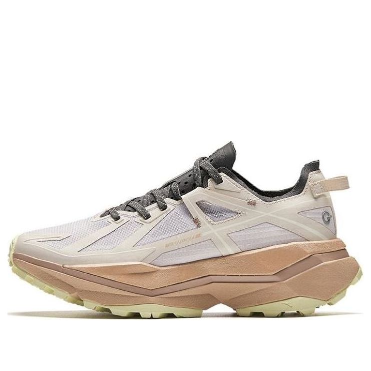 (WMNS) ANTA Running Series Sneakers 'White Beige Yellow' 122416602A-3