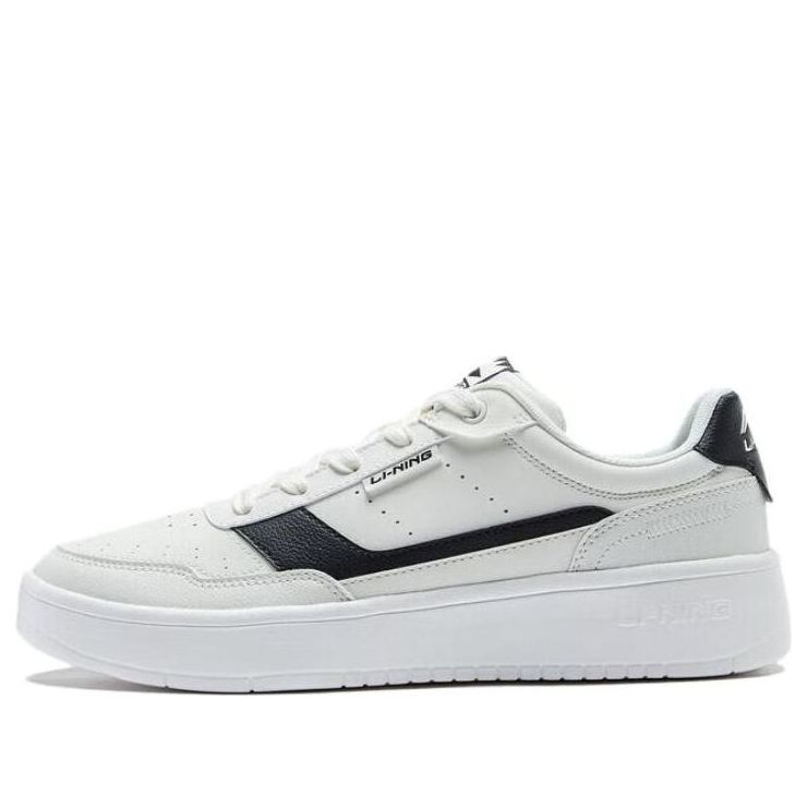 Li-Ning Qingyi Skate Shoes 'White Black' AGCT401-2