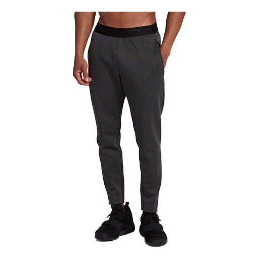 Nike Therma logo Casual Running Slim Fit Training Sports Long Pants Gray 932270-060