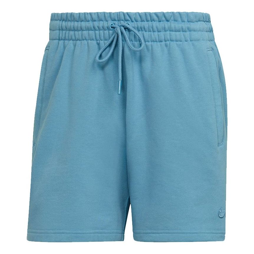 adidas originals C Short Ft Solid Color Lacing Sports Shorts Sky Blue HF6367
