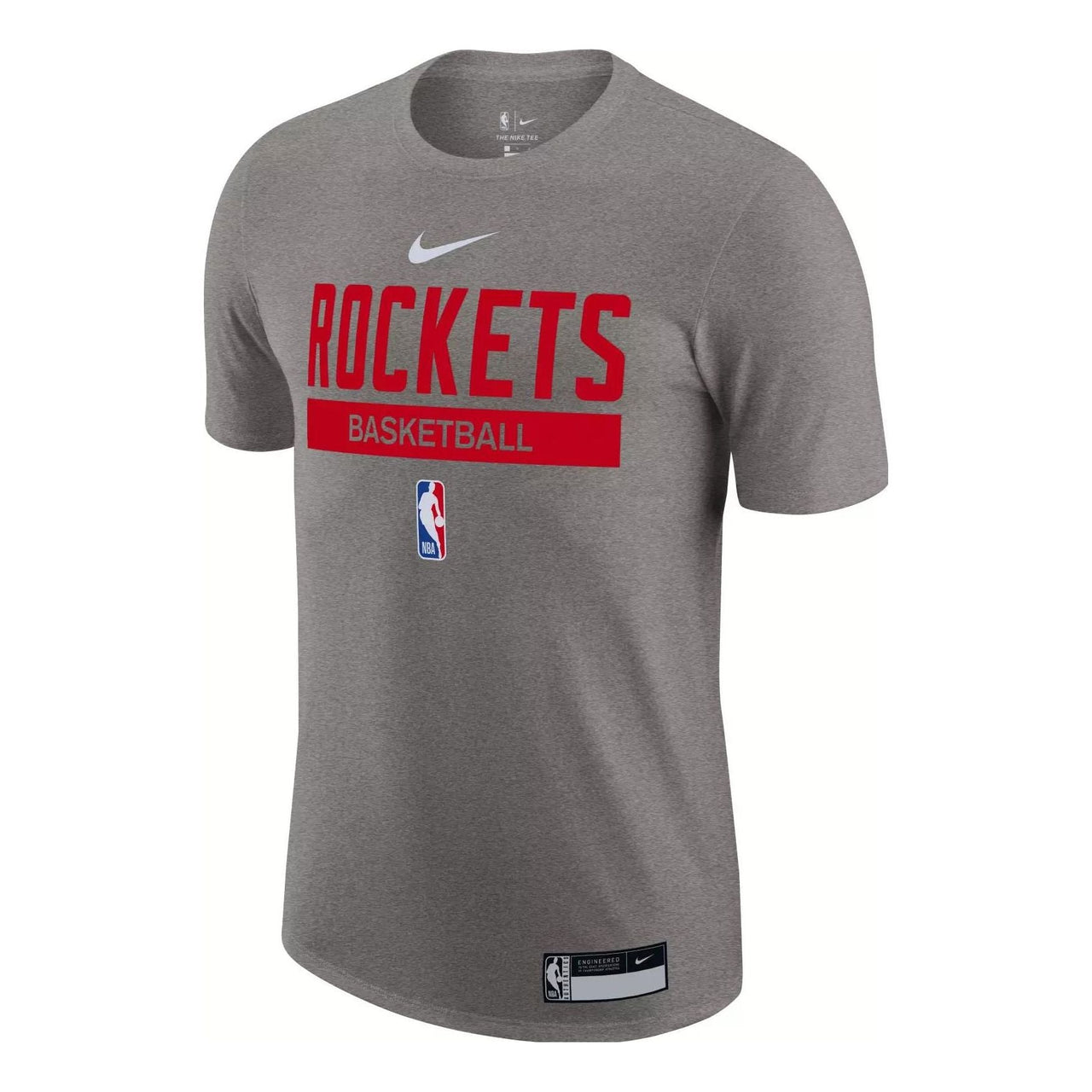 Nike x NBA Houston Rockets Practice Performance T-Shirt 'Grey' DR6465-063