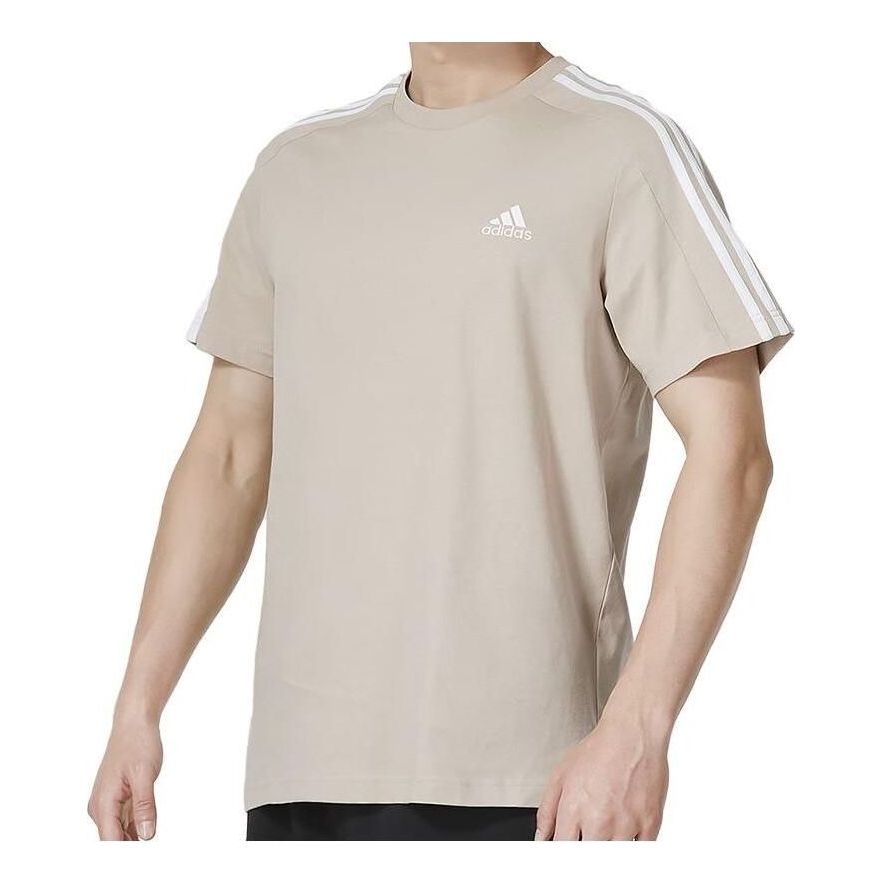 adidas Essentials 3-Stripes T-Shirt 'Wonder Taupe' IC9342