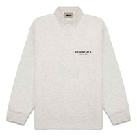 Fear of God Essentials FW20 Long Sleeve Polo Shirt 'Oatmeal' FOG-FW20-347