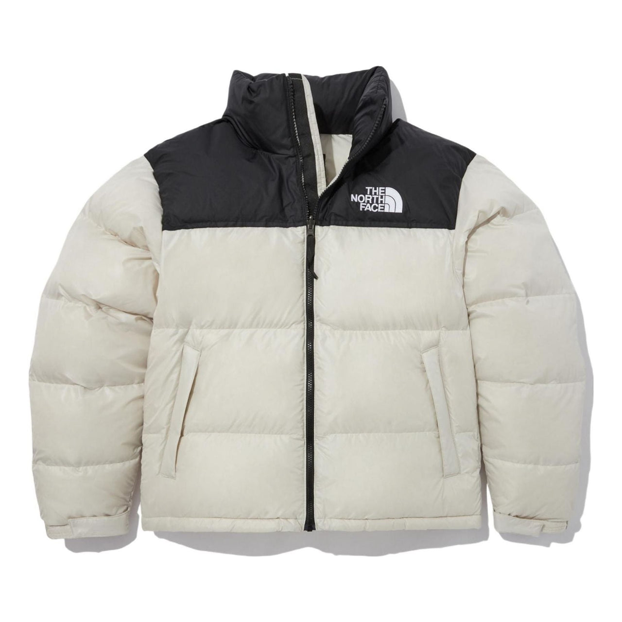 THE NORTH FACE FW22 Logo Nuptse Puffer Jacket 'Beige' NJ1DN60B