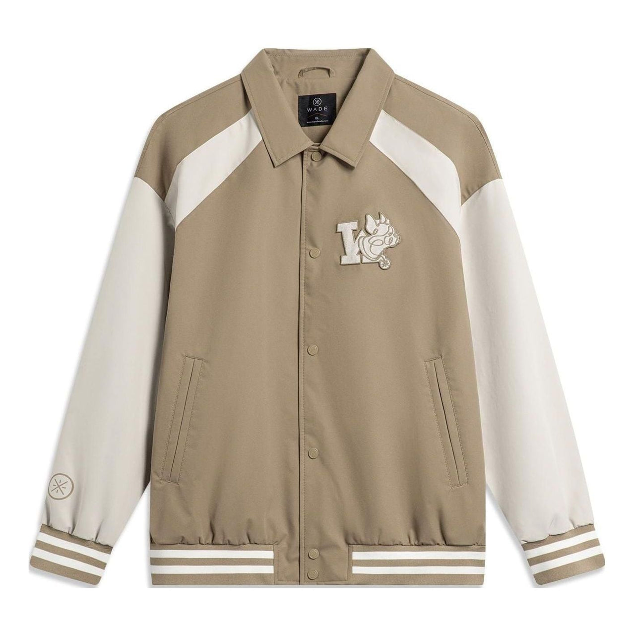 Li-Ning Way Of Wade Logo Woven Coach Jacket 'Light Brown Beige' AFDT869-2