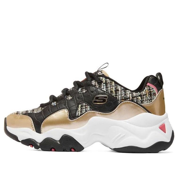 (WMNS) Skechers D'Lites 3.0 'Black Gold' 149912-BKGD