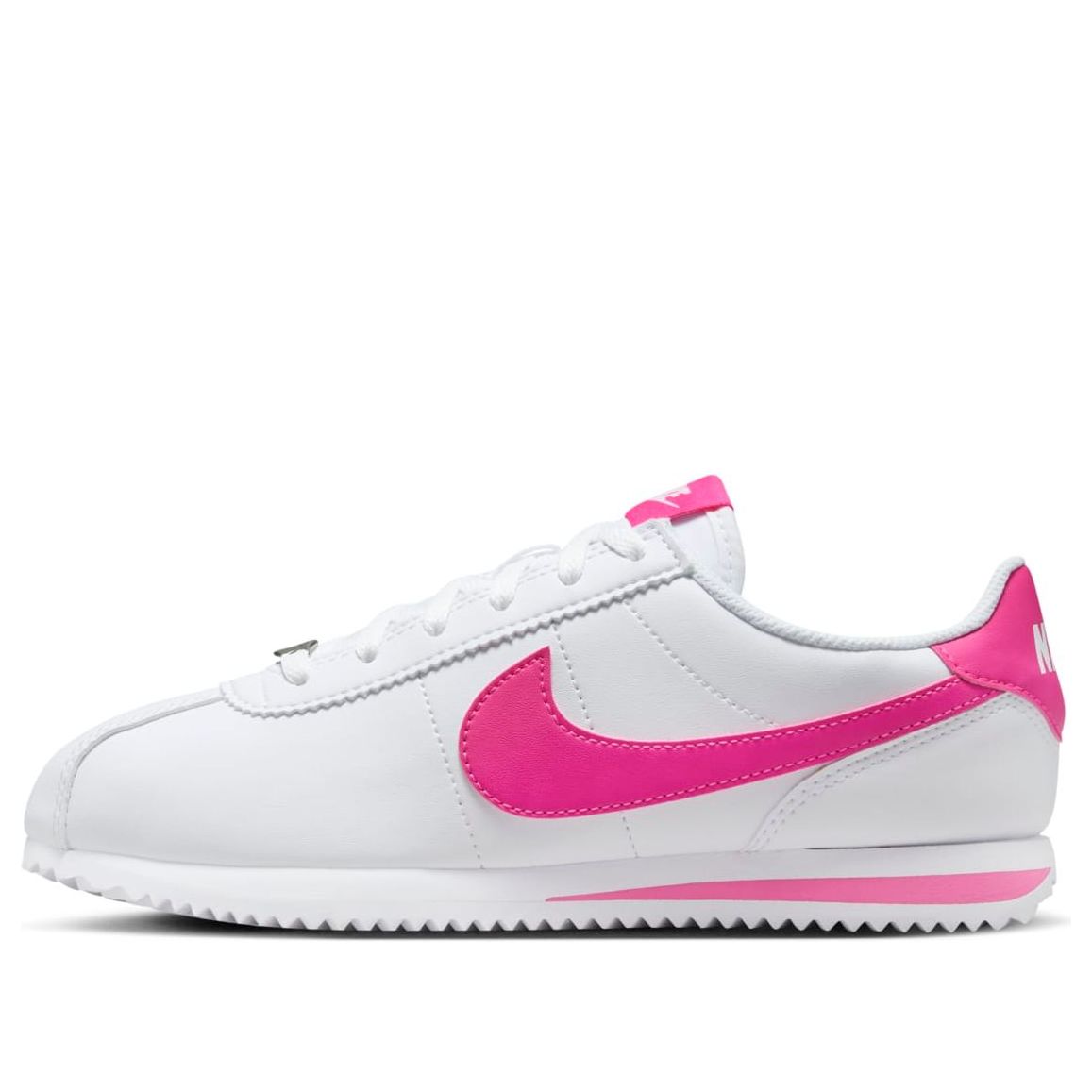 (GS) Nike Cortez 'White Laser Fuchsia' DM0950-104