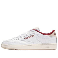 Reebok Club C85 Shoes 'White Classic Maroon' 100032972