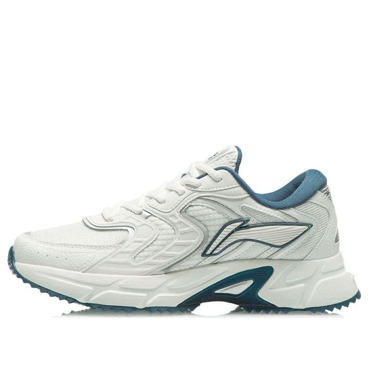 Li-Ning Retro Running Shoes 'White Teal' ARLR013-1