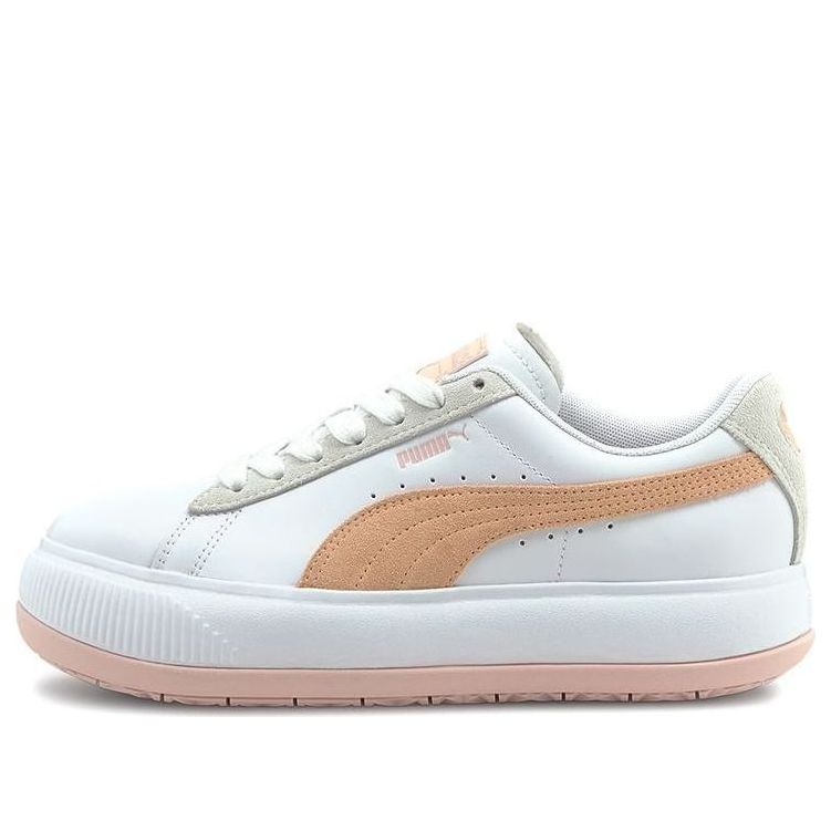 (WMNS) PUMA Suede Mayu White Orange 382581-03