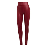 (WMNS) adidas by Stella McCartney Shiny Training Leggings 'Red' HG6878