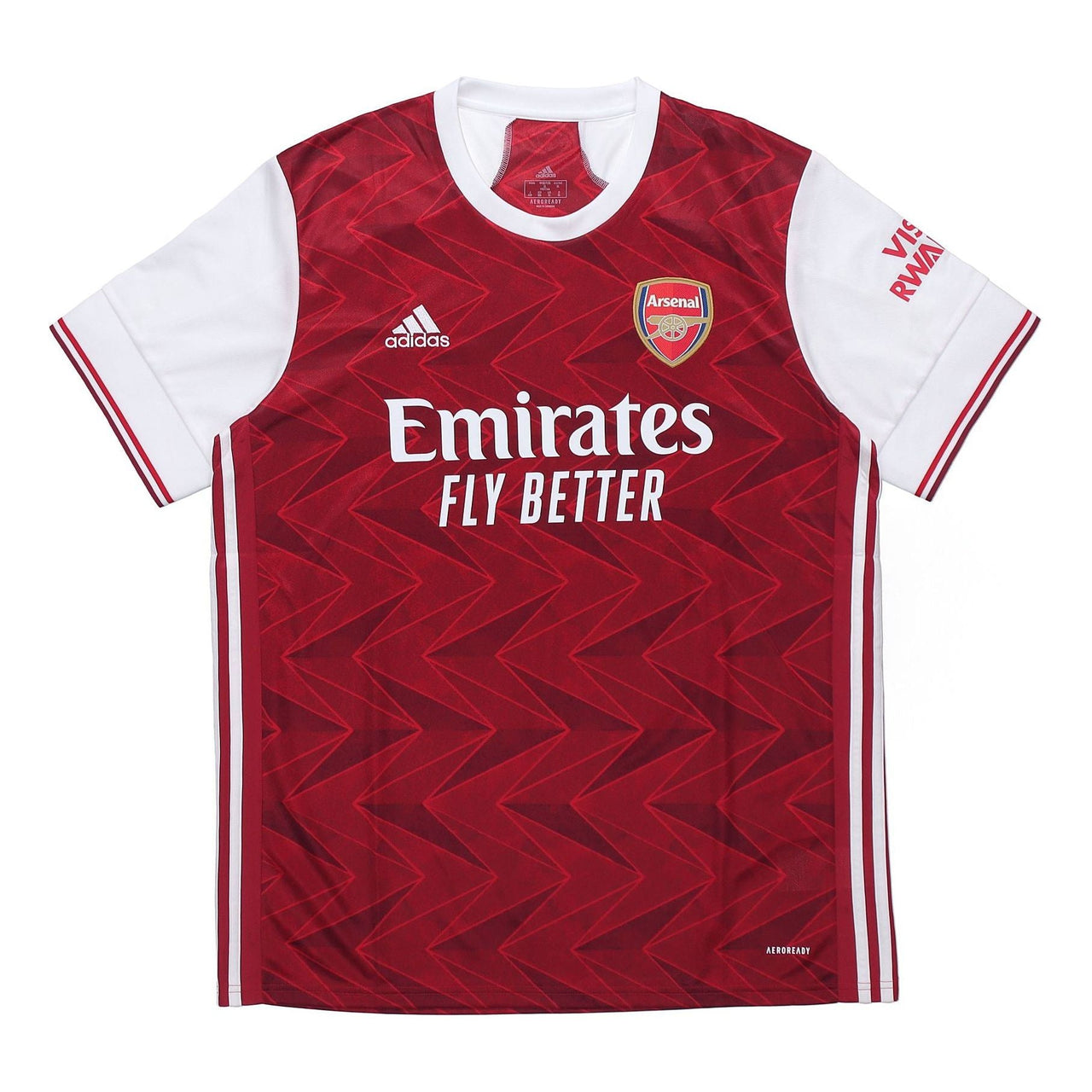 adidas 20-21 Season Arsenal Home Fan Edition Short Sleeve Jersey Purple EH5817