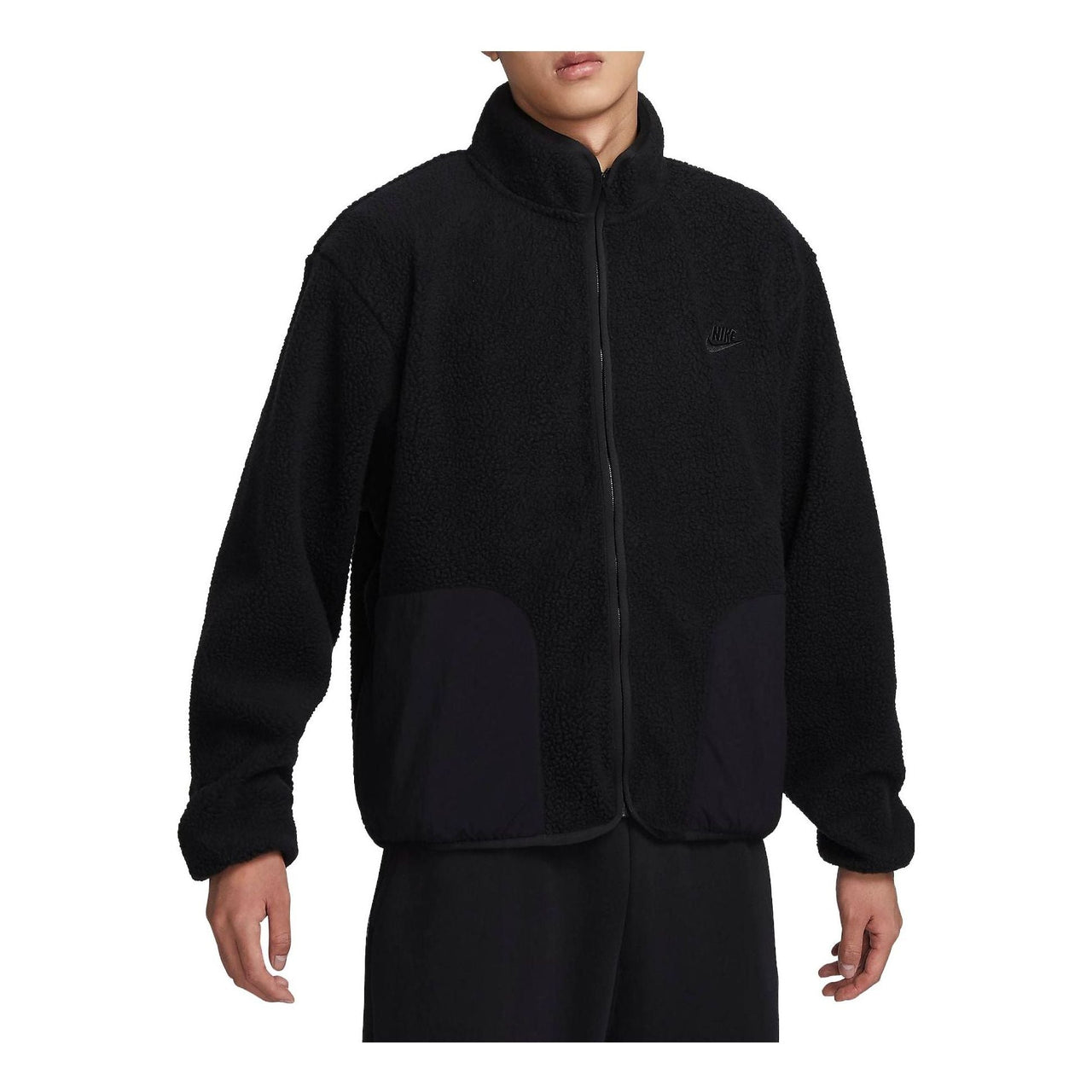 Nike Club Fleece Winterized Jacket 'Black' FB8387-010