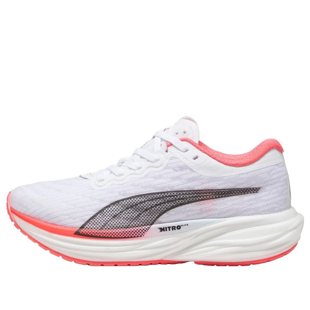 (WMNS) PUMA Deviate NITRO 2 'White Fire Orchid' 376855-19