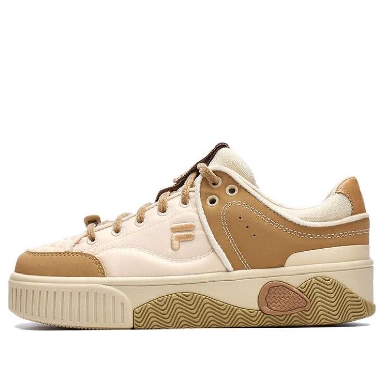 (WMNS) FILA FUSION Stack Skate Shoes 'Beige Brown' T12W312203FBT