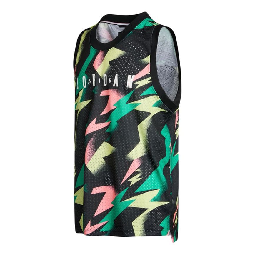 Men's Nike Jumpman Aop Jersey Sports Basketball Jersey/Vest CZ4740-307
