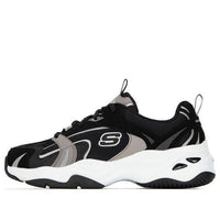 (WMNS) Skechers Sport D'Lites 4.0 Shoes 'Black Grey White' 896190-BKW
