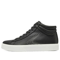 (WMNS) Skechers Casual High Top Shoes 'Black White' 185007-BKW