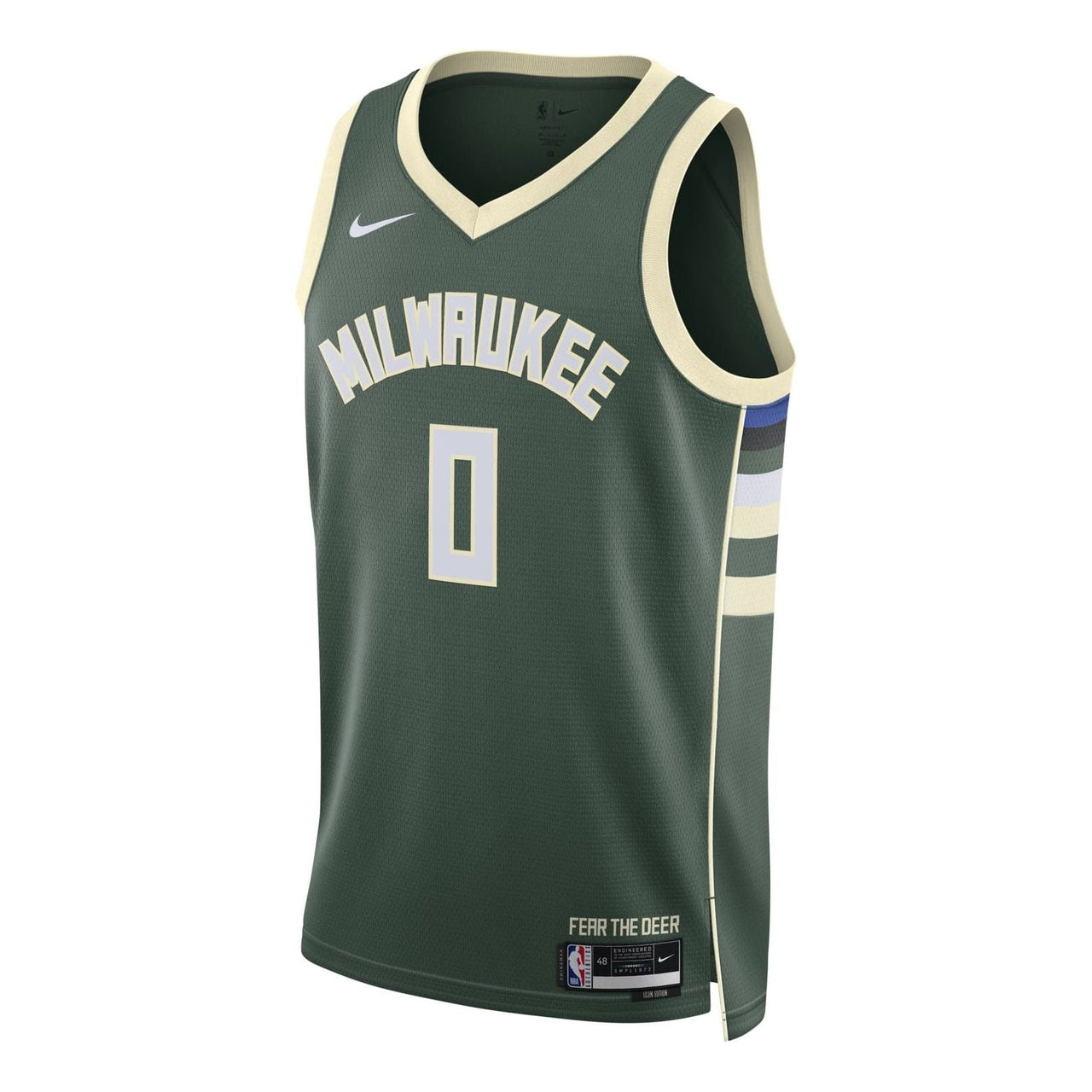 Nike Dri-FIT NBA 2022 Icon Edition Milwaukee Bucks Swingman Jersey 'Damian Lillard' DN2012-332