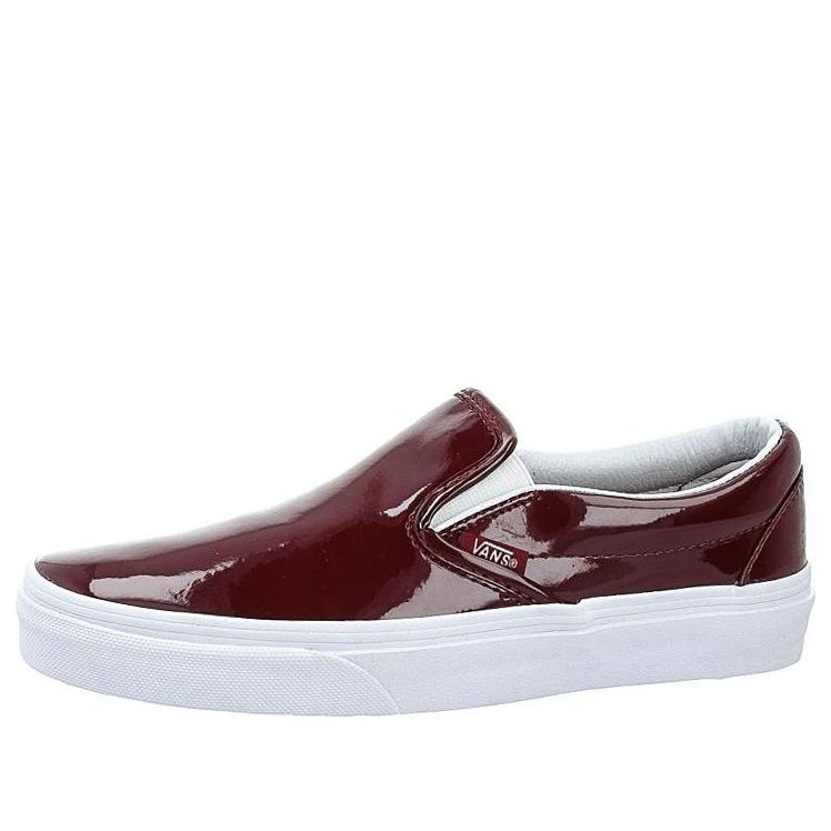 Vans Slip-On Low Tops Casual Skateboarding Shoes Red VN0003Z4IWO