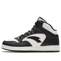 (WMNS) ANTA High Top Skateboarding Shoes 'Black White' 922348087-4