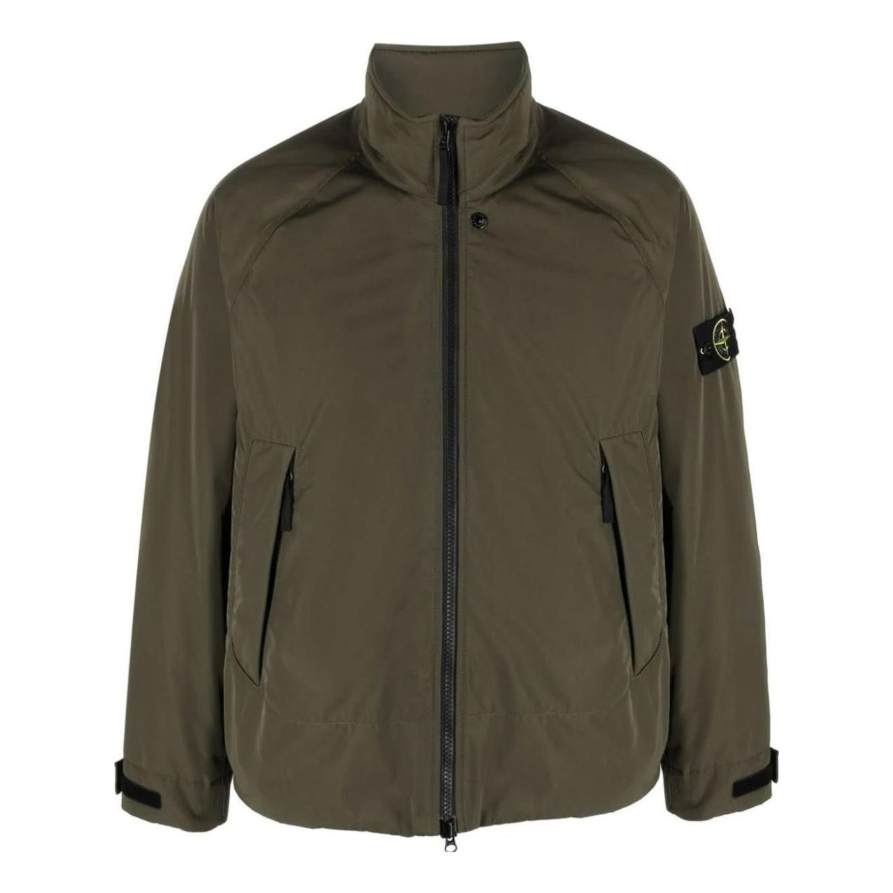 STONE ISLAND Compass Patch Zip-Up Windbreaker 'Green' 791541926-V0058