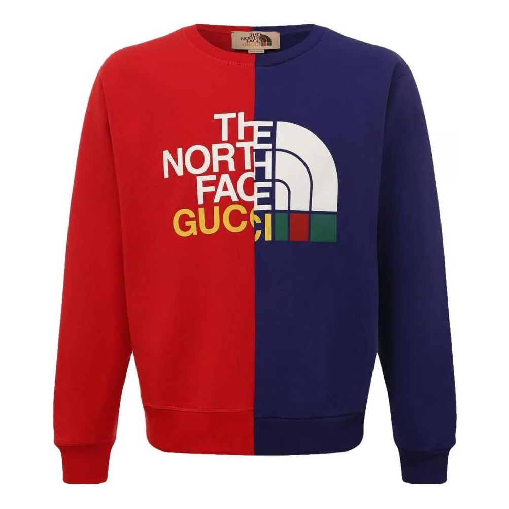 Gucci x The North Face Sweatshirt 'Blue Red' 671500-XJDRE-6051