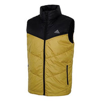 adidas Down Padded Vest Jacket 'Yellow Black' H20778