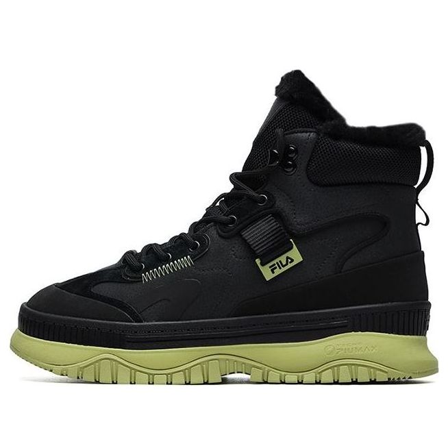 (WMNS) FILA FUSION Wave Dx We Sneakers 'Black Green' T12W145301FBK