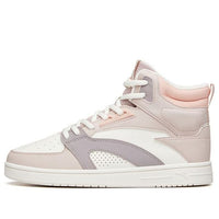 (WMNS) ANTA Skateboarding Series Sneakers High 'Pink White' 122138071-3
