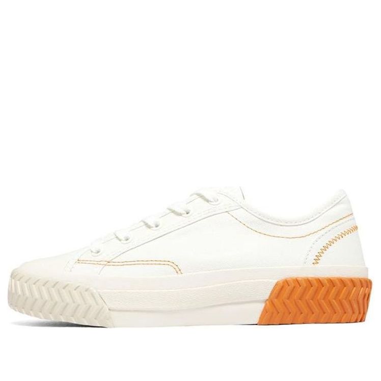 (WMNS) Skechers Street Trax Hi 'white orange' 177041-WHT