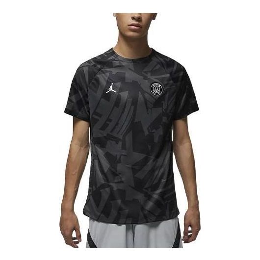 Air Jordan Paris Saint-Germain 22-23 Pre Match Jersey 'Black' DN1270-011