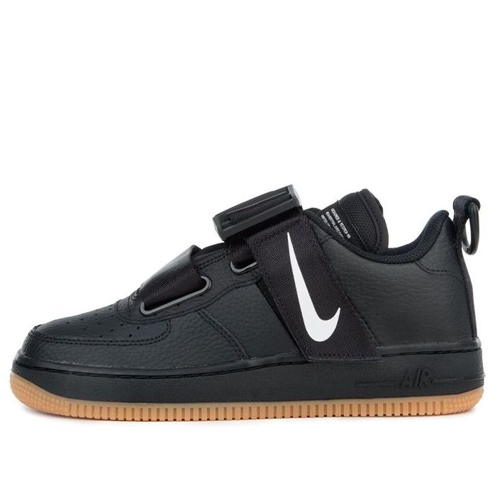 (GS) Nike Air Force 1 Utility 'Black White Gum' AJ6601-003